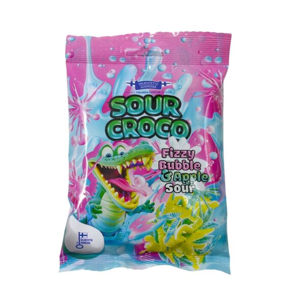 Sour Croco Fizzy Bubble & Apple 100 g